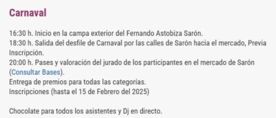 carnaval de sarón