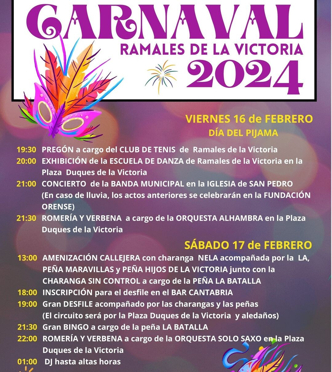 Carnaval de Ramales e la Victoria en Cantabria. Febrero 2024