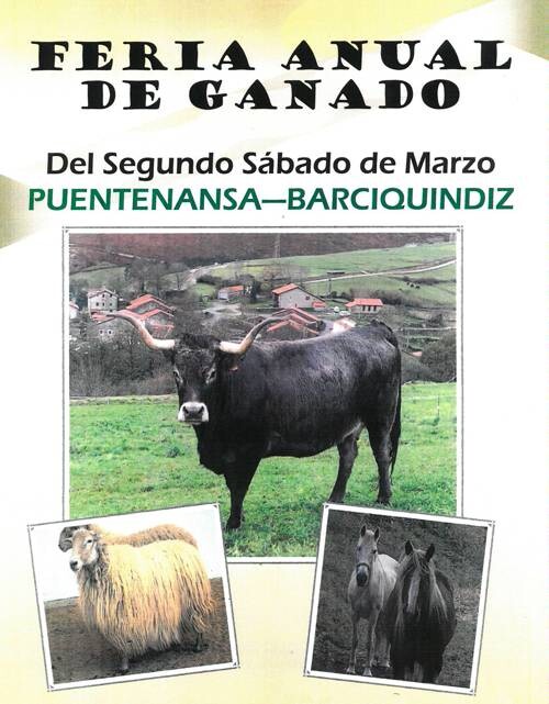 Feria anual de ganado en Barciquindiz
