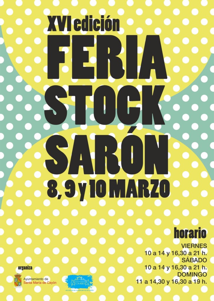 Feria del stock en Sarón