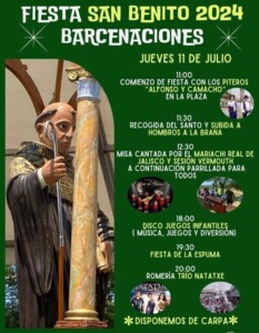 Fiesta de San Benito en Barcenaciones