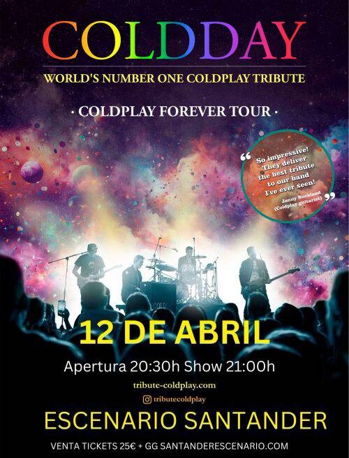 Tributo a Coldplay en Escenario Santander