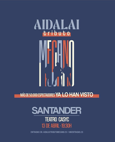 Aidalai, tributo a Mecano en Santander