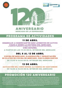 Programa 120 aniversario Mercado de la Esperanza