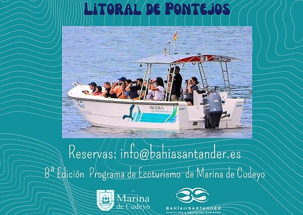 Ruta en barco por el litorial de Pontejos - mayo y junio