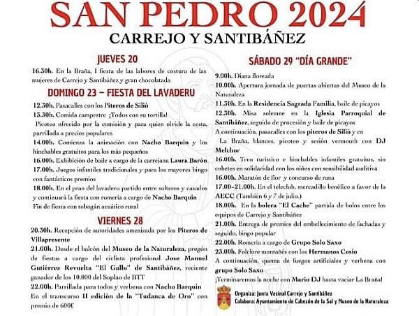 Fiestas de San Pedro en Carrejo y Santibáñez
