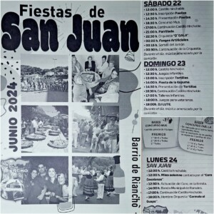 Programa de San Juan en Riancho