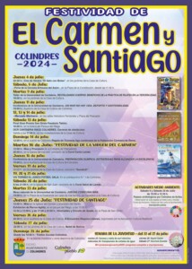 Cartel Fiestas Julio Colindres