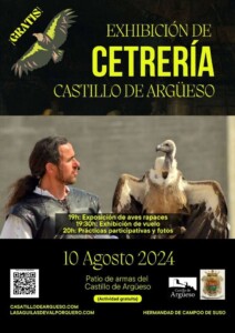 Exhibición de cetrería en el Castillo de Argüeso