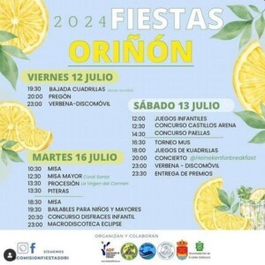 Fiestas de Oriñón 2024