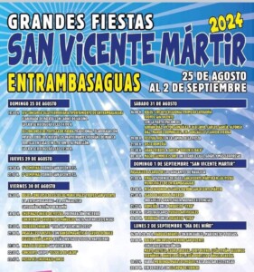 Grandes Fiestas San Vicente Martir Entrambasaguas 2024