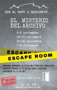 escape misterio archivo