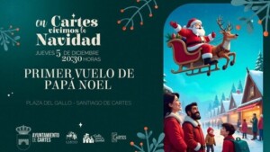 vuelo papa noel cartes