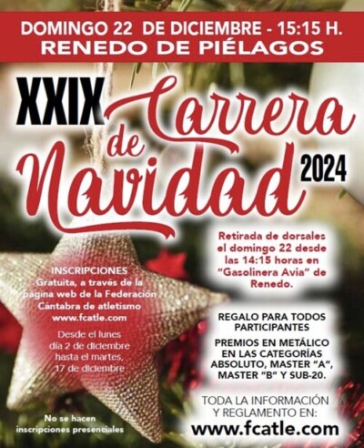 carrera navidad pielagos