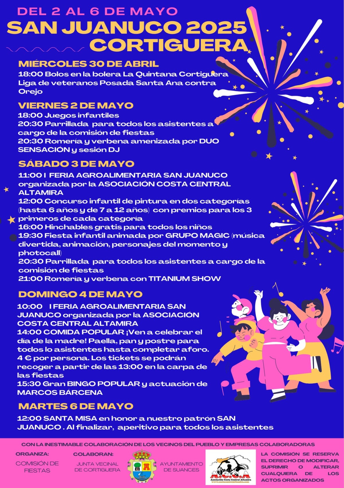 CARTEL FIESTAS SAN JUANUCO CORTIGUERA 2025