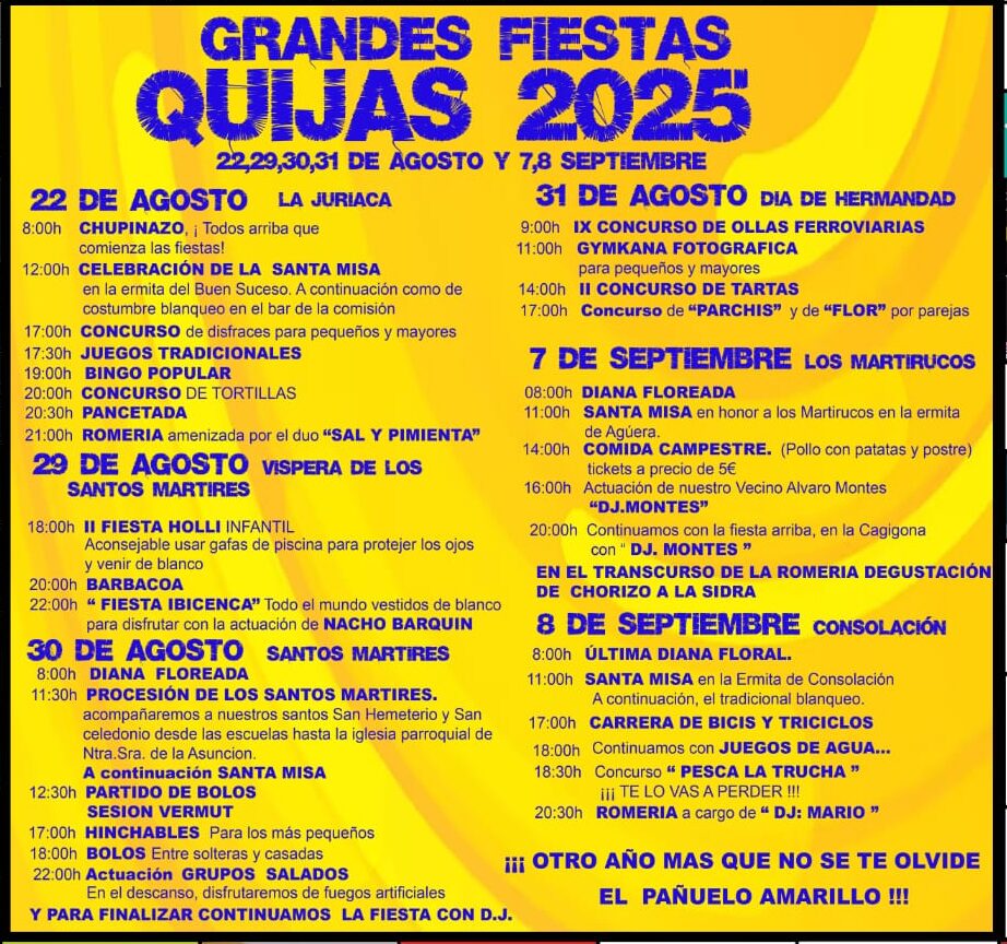 Grandes fiestas de Quijas Grandes fiestas de Quijas