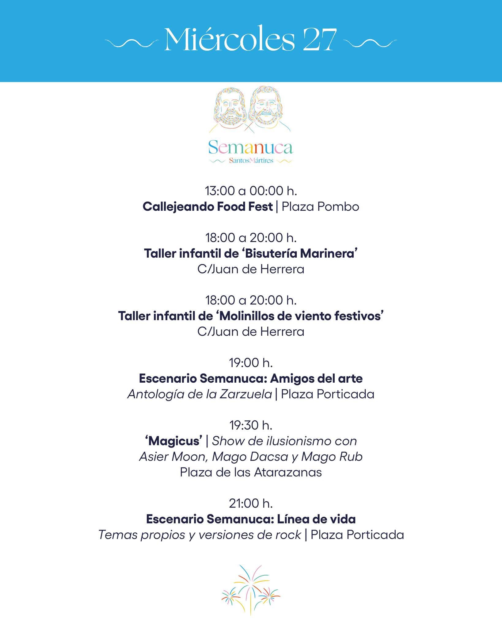 La Semanuca Miércoles 27 La Semanuca Miércoles 27