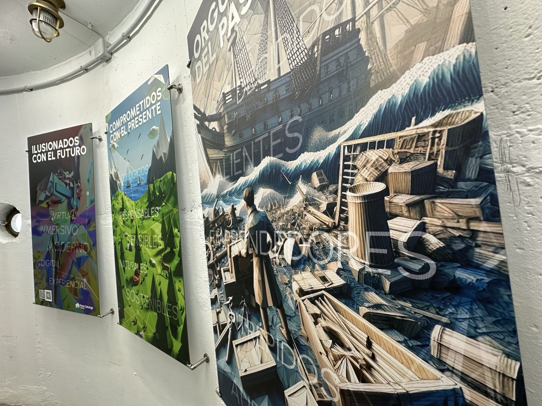 Carteles interior Peña Cabarga Carteles interior Peña Cabarga