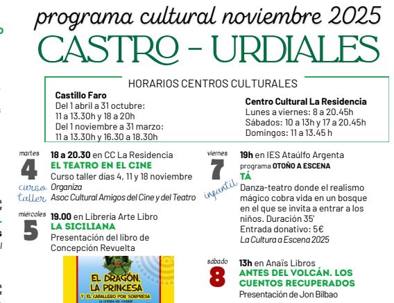 castro cultural noviembre