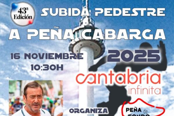 subida pedestre peña cabarga