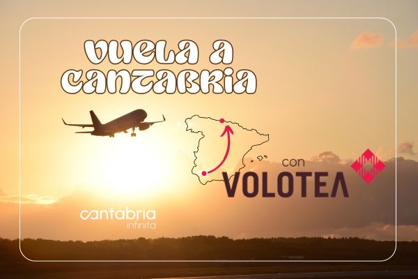 Vuela a Cantabria con Volotea 2025
