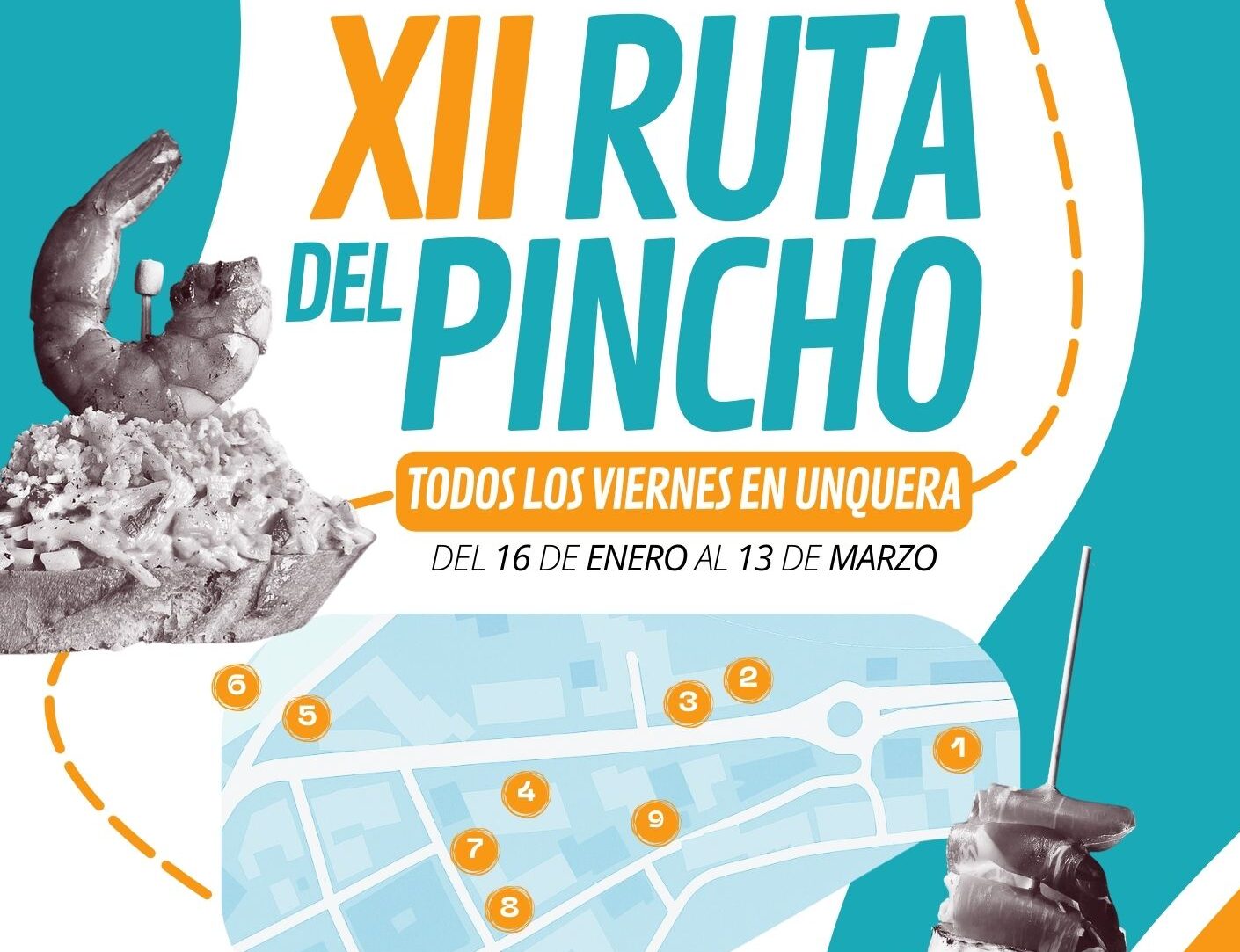 Cartel Ruta del pincho