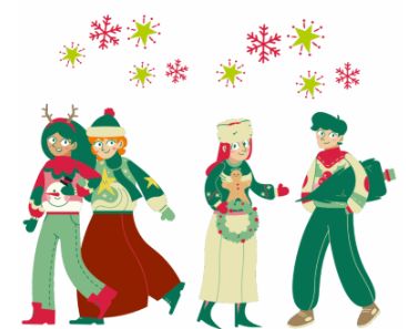 concentración jerseis navideños